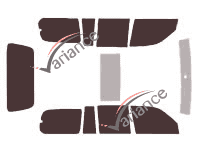 Kit film teinté Toyota Land Cruiser (10) SW 5 portes (1998 - 2007) Kit film teinté Toyota Land Cruiser (10) SW 5 portes (1998 - 2007)