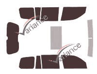 Kit film teinté Toyota Land Cruiser (12) SW 5 portes (2008 - 2021) Kit film teinté Toyota Land Cruiser (12) SW 5 portes (2008 - 2021)