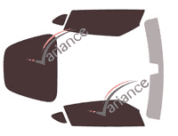 Toyota Supra (6) 3-door coupe tinted film kit (since 2019) Toyota Supra (6) 3-door coupe tinted film kit (since 2019)