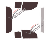 Toyota Tacoma (2) Extended Cab Pick-up 2-door Tinted Film Kit (2005 - 2015) Toyota Tacoma (2) Extended Cab Pick-up 2-door Tinted Film Kit (2005 - 2015)