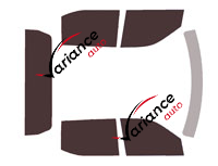 Toyota Tundra (3) Crew Max Pick-up 4-door tinted film kit (from 2021) Toyota Tundra (3) Crew Max Pick-up 4-door tinted film kit (from 2021)