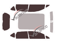 Toyota Verso (1) S 5-door (2011 - 2016) tinted film kit Toyota Verso (1) S 5-door (2011 - 2016) tinted film kit