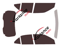 Toyota Yaris (4) Cross 5-door tinted film kit (from 2021) Toyota Yaris (4) Cross 5-door tinted film kit (from 2021)