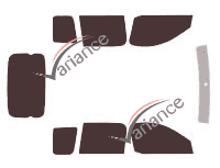 Toyota Yaris (1) Verso 5-door (1999 - 2007) tinted film kit Toyota Yaris (1) Verso 5-door (1999 - 2007) tinted film kit