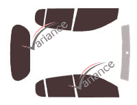 Tinted film kit Toyota Yaris (1) 5 doors (1999 - 2005) Tinted film kit Toyota Yaris (1) 5 doors (1999 - 2005)