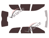 Kit film teinté Volvo V40 Break 5 portes (1995 - 2004) Kit film teinté Volvo V40 Break 5 portes (1995 - 2004)