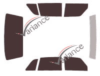 Tinted film kit Volvo 240-260 Sedan 4 doors (1974 - 1991) Tinted film kit Volvo 240-260 Sedan 4 doors (1974 - 1991)