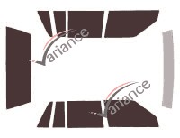 Tinted film kit Volvo 740-760 4-door sedan (1982 - 1998) Tinted film kit Volvo 740-760 4-door sedan (1982 - 1998)