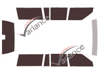 Volvo 740-760 Estate 5-door tinted film kit (1982 - 1998) Volvo 740-760 Estate 5-door tinted film kit (1982 - 1998)