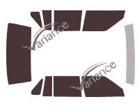 Tinted film kit Volvo 940-960 4-door sedan (1990 - 1998) Tinted film kit Volvo 940-960 4-door sedan (1990 - 1998)