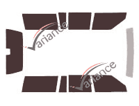 Volvo 940-960 Estate 5-door tinted film kit (1990 - 1998) Volvo 940-960 Estate 5-door tinted film kit (1990 - 1998)