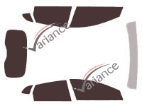 Kit film teinté Volvo V40 Break 5 portes (2012 - 2019) Kit film teinté Volvo V40 Break 5 portes (2012 - 2019)