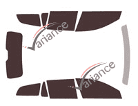 Volvo V60 (2) Estate 5-door tinted film kit (from 2019) Volvo V60 (2) Estate 5-door tinted film kit (from 2019)