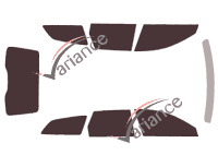 Volvo V90 (2) Estate 5 porte kit pellicola colorata (dal 2016) Volvo V90 (2) Estate 5 porte kit pellicola colorata (dal 2016)