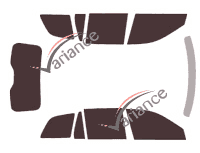 Kit de láminas tintadas Volvo XC90 (2) 5 puertas (2015 - 2025) Kit de láminas tintadas Volvo XC90 (2) 5 puertas (2015 - 2025)