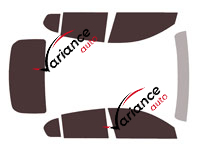 Volvo C40 Tinted Film Kit (1) 5-door refill (since 2022)