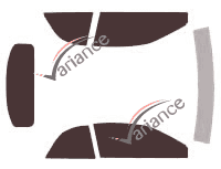Volvo C70 (1) Cabriolet 2 porte (1997 - 2005) kit pellicola colorata