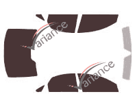 Tönungsfolien-Kit Volvo S40 Limousine 4-Türer (2004 - 2012) Tönungsfolien-Kit Volvo S40 Limousine 4-Türer (2004 - 2012)