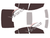 Tinted film kit Volvo S60 (2) 4-door sedan (2010 - 2018) Tinted film kit Volvo S60 (2) 4-door sedan (2010 - 2018)