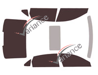 Tinted film kit Volvo S90 (1) Long 4-door sedan (since 2016) Tinted film kit Volvo S90 (1) Long 4-door sedan (since 2016)