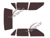 Kit pellicola colorata Volvo V90 (1) berlina 4 porte (1987 - 1999) Kit pellicola colorata Volvo V90 (1) berlina 4 porte (1987 - 1999)