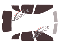 Volvo XC60 (2) 5-door tinted film kit (since 2017) Volvo XC60 (2) 5-door tinted film kit (since 2017)