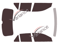 Volkswagen T-Roc (1) 5-door tinted film kit (since 2017) Volkswagen T-Roc (1) 5-door tinted film kit (since 2017)