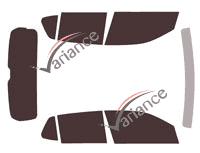 Kit film teinté Volkswagen T-Cross (1) 5 portes (depuis 2019) Kit film teinté Volkswagen T-Cross (1) 5 portes (depuis 2019)