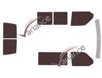 Kit film teinté Volkswagen Transporter T4 (4) Utilitaire 5/6 portes (1990 - 2003) Kit film teinté Volkswagen Transporter T4 (4) Utilitaire 5/6 portes (1990 - 2003)