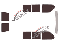 Kit film teinté Volkswagen Transporter T4 (4) Utilitaire 5/6 portes (1990 - 2003) Kit film teinté Volkswagen Transporter T4 (4) Utilitaire 5/6 portes (1990 - 2003)