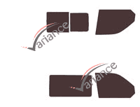 Tinted film kit Volkswagen Transporter T5 (5) Utility 4/5 doors (2003 - 2015) Tinted film kit Volkswagen Transporter T5 (5) Utility 4/5 doors (2003 - 2015)