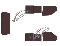 Tinted film kit Volkswagen Transporter T5 (5) 5-door van (2003 - 2015) Tinted film kit Volkswagen Transporter T5 (5) 5-door van (2003 - 2015)
