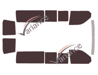 Tinted film kit Volkswagen Transporter T6 (6) Long 6 doors (since 2015) Tinted film kit Volkswagen Transporter T6 (6) Long 6 doors (since 2015)