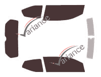 Volkswagen Up 3-door tinted film kit (2012 - 2021) Volkswagen Up 3-door tinted film kit (2012 - 2021)