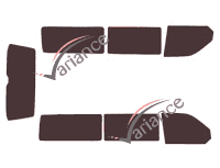 Volkswagen Caravelle (T5) Long 4-door tinted film kit (2003 - 2015) Volkswagen Caravelle (T5) Long 4-door tinted film kit (2003 - 2015)