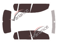 Volkswagen Golf (5) 5 doors (2003 - 2009) tinted film kit Volkswagen Golf (5) 5 doors (2003 - 2009) tinted film kit