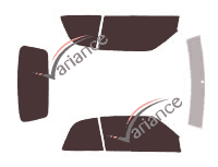 Volkswagen Golf (3) Cabriolet 2-door tinted film kit (1991 - 2002) Volkswagen Golf (3) Cabriolet 2-door tinted film kit (1991 - 2002)