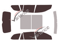 Volkswagen Golf (5) SW Estate 5-door tinted film kit (2006 - 2010) Volkswagen Golf (5) SW Estate 5-door tinted film kit (2006 - 2010)