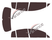 Volkswagen Golf (6) Cross 5-door tinted film kit (2010 - 2015) Volkswagen Golf (6) Cross 5-door tinted film kit (2010 - 2015)