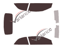 Volkswagen Golf (6) Cabriolet 2-door tinted film kit (2011 - 2017) Volkswagen Golf (6) Cabriolet 2-door tinted film kit (2011 - 2017)