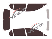 Volkswagen Golf (8) 5-door tinted film kit (since 2020) Volkswagen Golf (8) 5-door tinted film kit (since 2020)