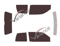 Volkswagen Lupo 3-door tinted film kit (1998 - 2006) Volkswagen Lupo 3-door tinted film kit (1998 - 2006)