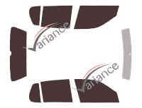 Volkswagen Polo (3) 5 doors (1994 - 2000) tinted film kit Volkswagen Polo (3) 5 doors (1994 - 2000) tinted film kit