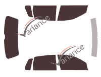 Volkswagen Polo (4) 5 doors (2002 - 2009) tinted film kit Volkswagen Polo (4) 5 doors (2002 - 2009) tinted film kit