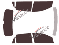 Volkswagen Polo (5) Cross 5-door tinted film kit (2009 - 2017) Volkswagen Polo (5) Cross 5-door tinted film kit (2009 - 2017)