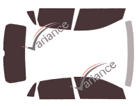 Volkswagen Polo (6) 5-door tinted film kit (since 2017) Volkswagen Polo (6) 5-door tinted film kit (since 2017)