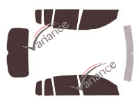 Kit film teinté Volkswagen Tiguan (1) 5 portes (2007 - 2016) Kit film teinté Volkswagen Tiguan (1) 5 portes (2007 - 2016)