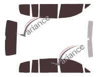 Volkswagen Touran (2) Cross 5-door tinted film kit (2011 - 2016) Volkswagen Touran (2) Cross 5-door tinted film kit (2011 - 2016)