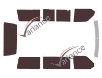 Kit film teinté Volkswagen Transporter T4 (4) Court 4 portes (1990 - 2003) Kit film teinté Volkswagen Transporter T4 (4) Court 4 portes (1990 - 2003)