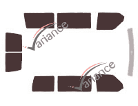 Kit film teinté Volkswagen Transporter T4 (4) Court 5 portes (1990 - 2003) Kit film teinté Volkswagen Transporter T4 (4) Court 5 portes (1990 - 2003)